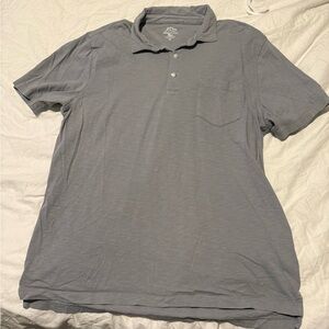 J. Crew Men's Gray Polo Shirt